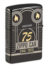 48693 Zippo öngyújtó, magasfényű fekete bevonatú Armor® - Zippo Car 75th Anniversary Collectible