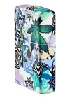 Zippo Lighter: Abstract Weed Leaf Design - Glow-in-the-Dark 46562