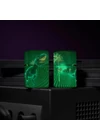 Zippo 46701, Cyber dinoszaurusz design, 540 színfolyamat-2 oldalas, sötétben világít