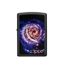 218-60003359 Zippo öngyújtó matt fekete színben- Galaxis