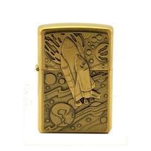 204BBS.B241 Zippo öngyújtó fényes arany színben, Űrhajó