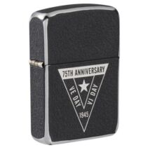 49264 Zippo öngyújtó fekete színben VE/VJ 75th Anniversary Collectible