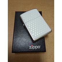 205 Zippo öngyújtó, ezüst színben - White craters