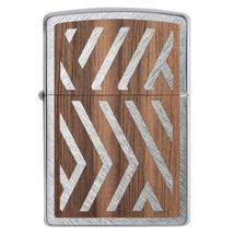 29902 Zippo öngyújtó, ezüst színű alapon, fa motívummal -WOODCHUCK