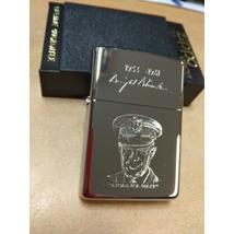 Zippo öngyújtó, fényes ezüst színben - Dwight David Eisenhower