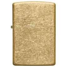 49477 Zippo öngyújtó Koptatott sárgaréz színben -Tumbled Brass