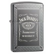 49040 Zippo öngyújtó Black Ice színben - Jack Daniels