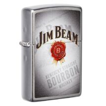 49323 Zippo öngyújtó, fényes ezüst színben -Jim Beam
