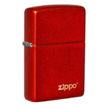 49475ZL Zippo öngyújtó metál vörös színben -Zippo logó