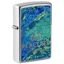 49817 Zippo Öngyújtó, ezüst színben -REALTREE WAV3, Mintás