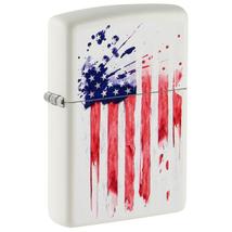 49783 Zippo öngyújtó Matt fehér, amerikai zászló