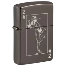 49797 Zippo öngyújtó Öngyújtó, Black Ice színben Windy Design