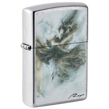 49766 Zippo öngyújtó, ezüst színben- Luis Royo alkotásával