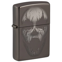 49799 Zippo öngyújtó, Black Ice színben -Sikoltó szörny