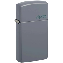 49527ZL Zippo öngyújtó Slim fényes szürke -Zippo logó