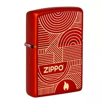 48705 Zippo öngyújtó vörös színben - Gravírozott, Zippo logo