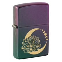 48587 Zippo öngyújtó lila színben -Lotus Moon Design