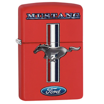 60003580 Zippo öngyújtó piros színben, Slim -Mustang