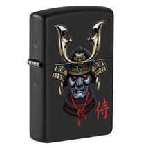 49259 Zippo öngyújtó fekete matt színben - Szamuráj
