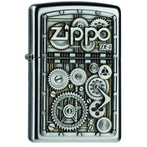 2004497 Zippo öngyújtó szatén Króm színben -Zippo Engine