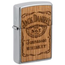 48392 Zippo öngyújtó ezüst színben -Jack Daniels logo
