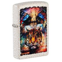49579 Zippo öngyújtó higanyüveg színben, bengáli tigris