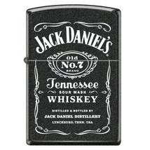 08672 Zippo öngyújtó fekete színben -Jack Daniel's®