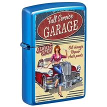 20446-107324 Zippo öngyújtó kék színben - retro autoszerviz