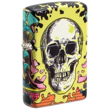 48640 Zippo öngyújtó 540 Color, színes koponya
