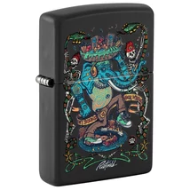 48673 Zippo öngyújtó matt fekete, Rick Rietveld