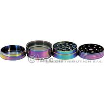 11236 Grinder- dohányörlő fém, 4 részes- 4cm átmérő