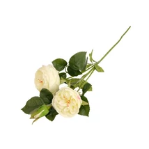 Selyemvirág angol Rózsa ág 62 cm