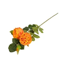 Selyemvirág angol Rózsa ág 62 cm
