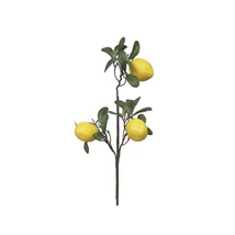 Selyemvirág ág citrommal 53 cm
