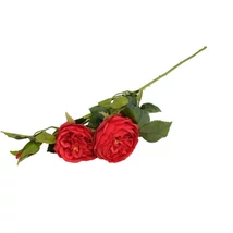 Selyemvirág angol Rózsa ág 62 cm