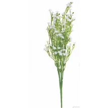 Selyemvirág csokor fátyolvirág 7fej 34cm fehér