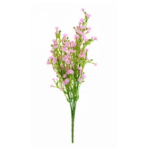 Selyemvirág csokor fátyolvirág 7fej 34cm rózsaszín