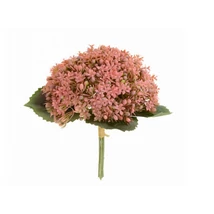 Selyemvirágcsokor dús 30 cm levéllel kötve rózsaszín