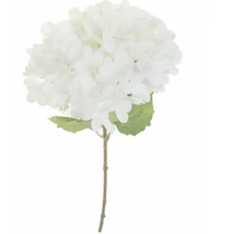 Selyemvirág hortenzia 52cm fehér