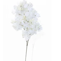 Selyemvirág hortenzia csokor 83cm fehér