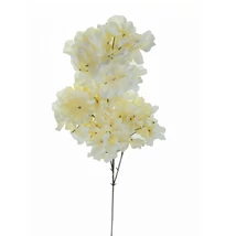 Selyemvirág hortenzia csokor 83cm krém