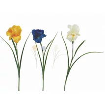 Selyemvirág szálas írisz 60cm sárga