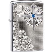 28809 Zippo öngyújtó Luxury Waves Armor Swarovski
