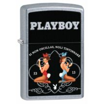 28839 Zippo öngyújtó, ezüst színben - Playboy