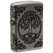 29670 Zippo öngyújtó,Antik kivitel, Élet fa motívummal