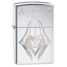 29786 zippo öngyújtó, fényes alapon, assassins creed motivummal