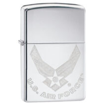 29887 Zippo öngyújtó, fényes ezüst színben, USA Airforce