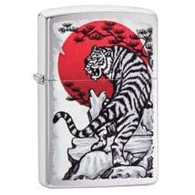 29889 Zippo öngyújtó, króm színben - Tigris