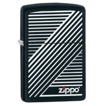 405161 Zippo öngyújtó Matt fekete - Zippo logó