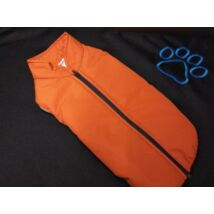 KD56 Vízlepergetős téli kabát M méret, NARANCS-RÓZSASZÍN színben